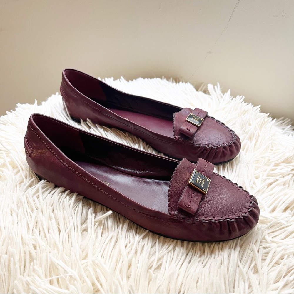 NWT Marc Jacobs Oxblood NWT Marc Jacobs Oxblood Burgundy Genuine Leather Loafers